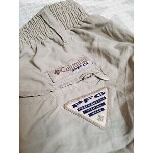 Columbia PFG Convertible Pant/Shorts OmniShade Men’s Medium Khaki Beige Gorpcore